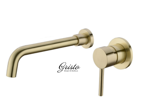 Смеситель для раковины встраиваемый Gristo Gold GG-3005-26 золото матовое 325442 - фото 4565