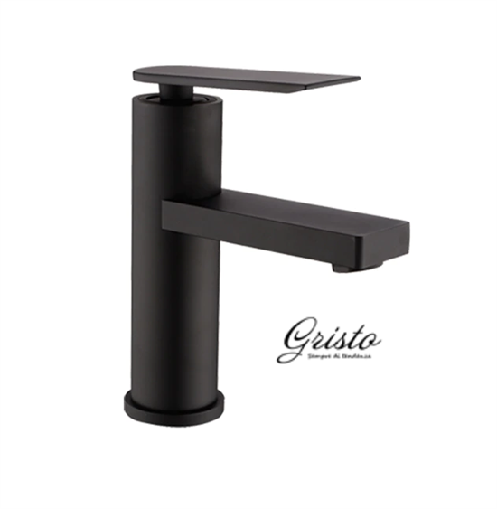 Смеситель для раковины Gristo Black GB-4001 черный матовый 325462 - фото 4596