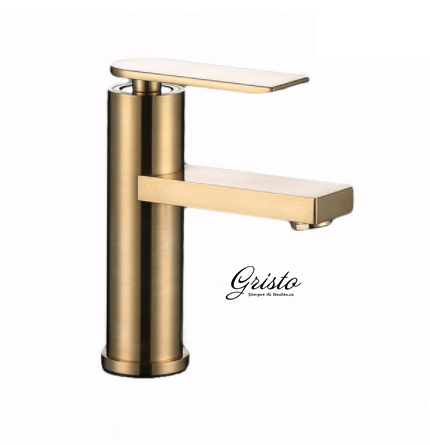 Смеситель для раковины Gristo Gold GG-4001 золото матовое 325463 - фото 4599