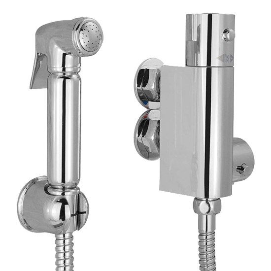 Гигиенический душ настенный с термостатом Gristo Chrome GСT-3047 хром 1781 - фото 4995