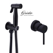 Гигиенический душ встраиваемый Gristo Black GB-3040 черный матовый 325416
