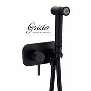 Гигиенический душ встраиваемый Gristo Black GB-3045 черный матовый 325418