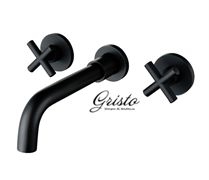 Смеситель для раковины встраиваемый Gristo Black GB-3001 черный матовый 325423