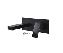 Смеситель для раковины встраиваемый Gristo Black GB-4005-18 черный матовый 325430