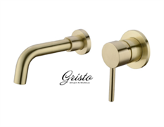 Смеситель для раковины встраиваемый Gristo Gold GG-3005-15 золото матовое 325440