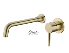 Смеситель для раковины встраиваемый Gristo Gold GG-3005-26 золото матовое 325442