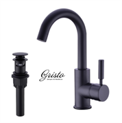 Смеситель для раковины Gristo Black GB-3009 черный матовый 325454