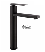 Смеситель для раковины высокий Gristo Black GB-4000 черный матовый 325461