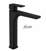Смеситель для раковины высокий Gristo Black GB-4007 черный матовый 325464
