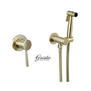 Гигиенический душ встраиваемый Gristo Gold GG-3040 золото матовое 325977