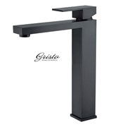 Смеситель для раковины высокий Gristo Black GB-4103 черный матовый 325984