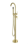 Смеситель для ванной напольный Gristo Gold GG-3036 золото матовое 325986