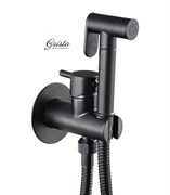 Гигиенический душ встраиваемый Gristo Black GB-3042 черный матовый 335161