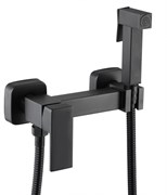 Гигиенический душ настенный со смесителем Gristo Black GB-4044 черный матовый 336068