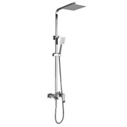 Душевая система со смесителем настенная Gristo Сhrome Matte GCM-4062 хром матовый 1762