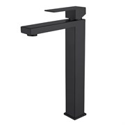 Смеситель для раковины высокий Gristo Black GB-4011 черный матовый 333565