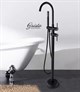 Смеситель для ванной напольный Gristo Black GB-3035 черный матовый 206228 - фото 4493