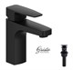 Смеситель для раковины с донным клапаном Gristo Black GB-4002-1 черный матовый 325436 - фото 4549