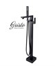 Смеситель для ванной напольный Gristo Black GB-4035 черный матовый 333941 - фото 4685