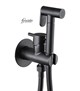 Гигиенический душ встраиваемый Gristo Black GB-3042 черный матовый 335161 - фото 4691