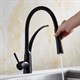 Смеситель для кухни с гибким изливом Gristo Black GB-3100 черный матовый 336844 - фото 4757