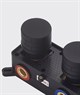 Прогрессивный смеситель для ванны с душем Gristo Black Progressive GBP-3030 черный матовый 1818 - фото 5356