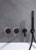 Прогрессивный смеситель для ванны с душем Gristo Black Progressive GBP-3030 черный матовый 1818 - фото 5359