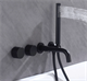 Прогрессивный смеситель для ванны с душем Gristo Black Progressive GBP-3030 черный матовый 1818 - фото 5368