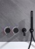Прогрессивный смеситель для ванны с душем Gristo Black Progressive GBP-3031 черный матовый 1819 - фото 5373
