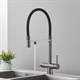 Смесители для кухни с подключением под фильтр Gristo Graphite GR-3108 графит 1821 - фото 5425
