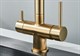 Смесители для кухни с подключением под фильтр Gristo Gold Matte GGM-3108 матовое золото 1822 - фото 5436