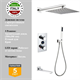 Душевая система скрытого монтажа с прогрессивным смесителем Gristo Chrome Progressive LED GСP-4069 хром 1830 - фото 5531