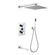 Душевая система скрытого монтажа с прогрессивным смесителем Gristo Chrome Progressive LED GСP-4069 хром 1830 - фото 5532