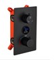 Душевая система скрытого монтажа с прогрессивным смесителем Gristo Black Progressive LED GBP-4069 черный матовый 1832 - фото 5550