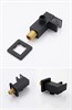 Душевая система скрытого монтажа с прогрессивным смесителем Gristo Black Progressive LED GBP-4068 черный матовый 1833 - фото 5572