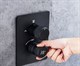 Душевая система скрытого монтажа с прогрессивным смесителем Gristo Black Progressive LED GBP-4068 черный матовый 1833 - фото 5581
