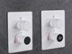 Душевая система скрытого монтажа с прогрессивным смесителем Gristo White Progressive LED GWP-4068 белый матовый 1834 - фото 5610