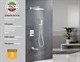 Душевая система скрытого монтажа с прогрессивным смесителем Gristo White Progressive LED GWP-4068 белый матовый 1834 - фото 5614