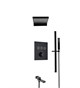 Душевая система скрытого монтажа c термостатом Gristo Black Termo GBT-4063-1 черный матовый 1838 - фото 5660