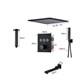 Душевая система скрытого монтажа c термостатом Gristo Black Termo GBT-4064-1-40 черный матовый 1840 - фото 5679