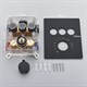 Душевая система скрытого монтажа c термостатом Gristo Black Termo GBT-4064-1-40 черный матовый 1840 - фото 5681