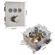 Душевая система скрытого монтажа c термостатом Gristo Chrome Matte Termo GСMT-4064-40 хром матовый 1841 - фото 5696