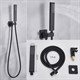 Душевая система скрытого монтажа c термостатом Gristo Black Termo GBT-4062-1 черный матовый 1845 - фото 5757