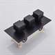 Душевая система скрытого монтажа c термостатом Gristo Black Termo GBT-4062-1-40 черный матовый 1846 - фото 5767