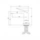 Смеситель для раковины Gristo Graphite GR-4015 графит 1871 - фото 6062