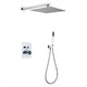 Душевая система скрытого монтажа с прогрессивным смесителем Gristo Chrome Progressive LED GCP-5058 хром 1881 - фото 6222