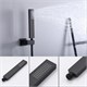 Душевая система скрытого монтажа c термостатом Gristo Black Matte Termo GBT-5052 черный матовый 1890 - фото 6378