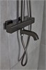 Душевая система с термостатом настенная Gristo Graphite Termo GRT-6065 графит 1894 - фото 6427