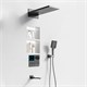 Душевая система скрытого монтажа c термостатом Gristo Graphite Termo LED GRT-5063 графит 1899 - фото 6509