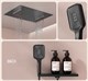 Душевая система скрытого монтажа c термостатом Gristo Black Termo LED GBT-5064 черный матовый 1901 - фото 6536